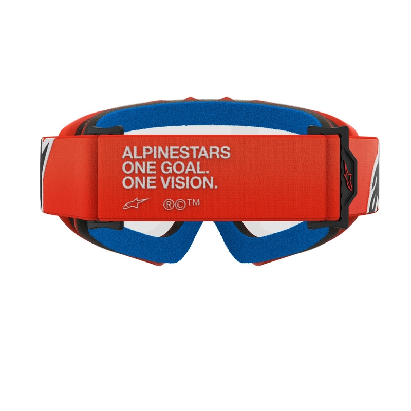 Alpinestars Vision Youth Corp motorcrossbril oranje met heldere lens