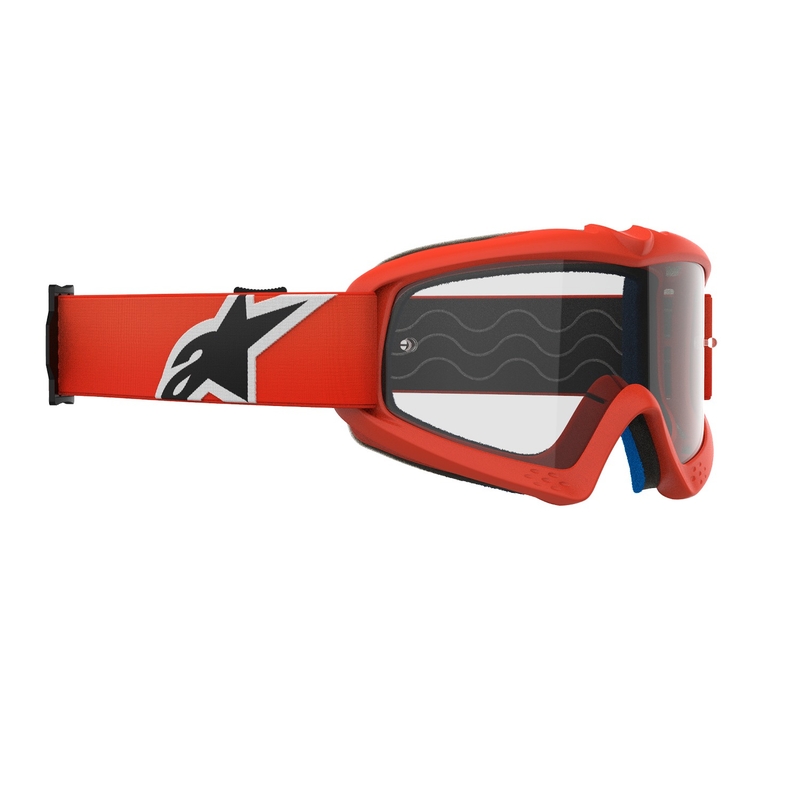 Alpinestars Vision Youth Corp motorcrossbril oranje met heldere lens