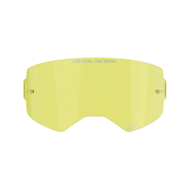Plexi voor Alpinestars Supertech skibril geel