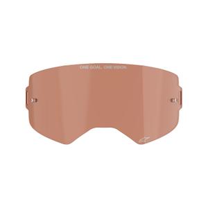 Plexi voor Alpinestars Supertech oranje-bruin-achterbrandbril