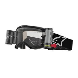 Alpinestars Vision 5 Corp ROLL-OFF Wide Vision motorcrossbril zwart met heldere lens