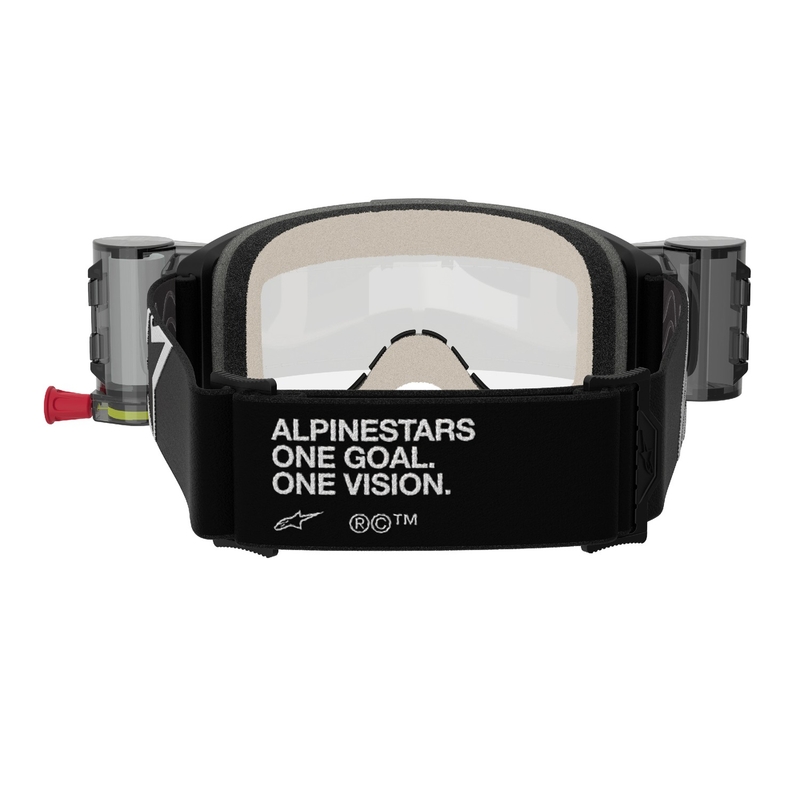 Alpinestars Vision 5 Corp ROLL-OFF Wide Vision motorcrossbril zwart met heldere lens