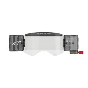 Vervangingsset Alpinestars Roll-Off Wide Vision voor Supertech-bril helder plexiglas met pinnen voor tear-off dia's