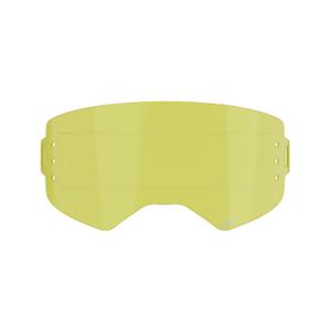 Plexi voor Alpinestars Supertech bril voor afrolsysteem geel