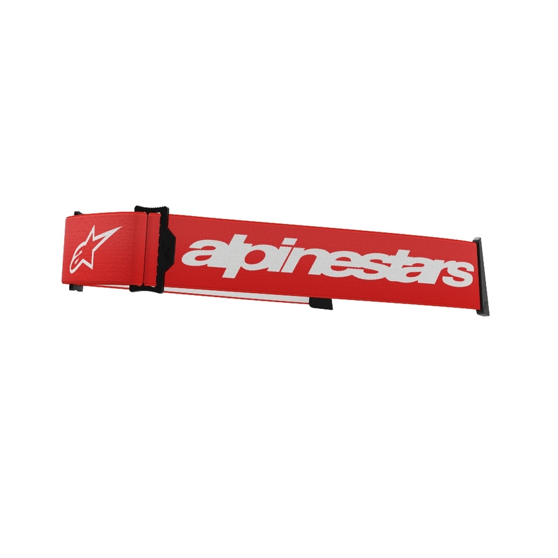 Alpinestars Supertech/Vision 8 brilriem rood en wit