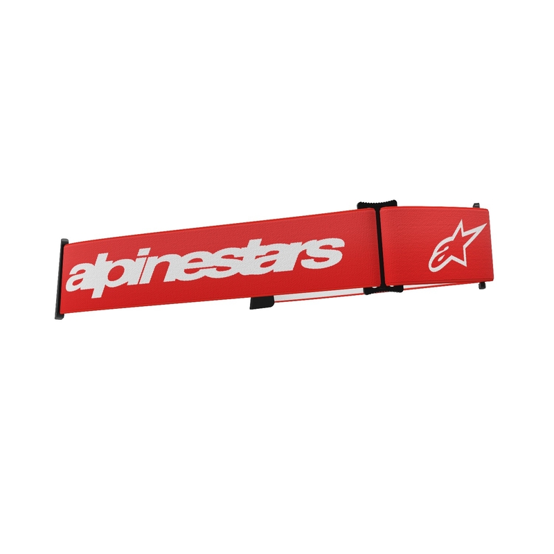 Alpinestars Supertech/Vision 8 brilriem rood en wit