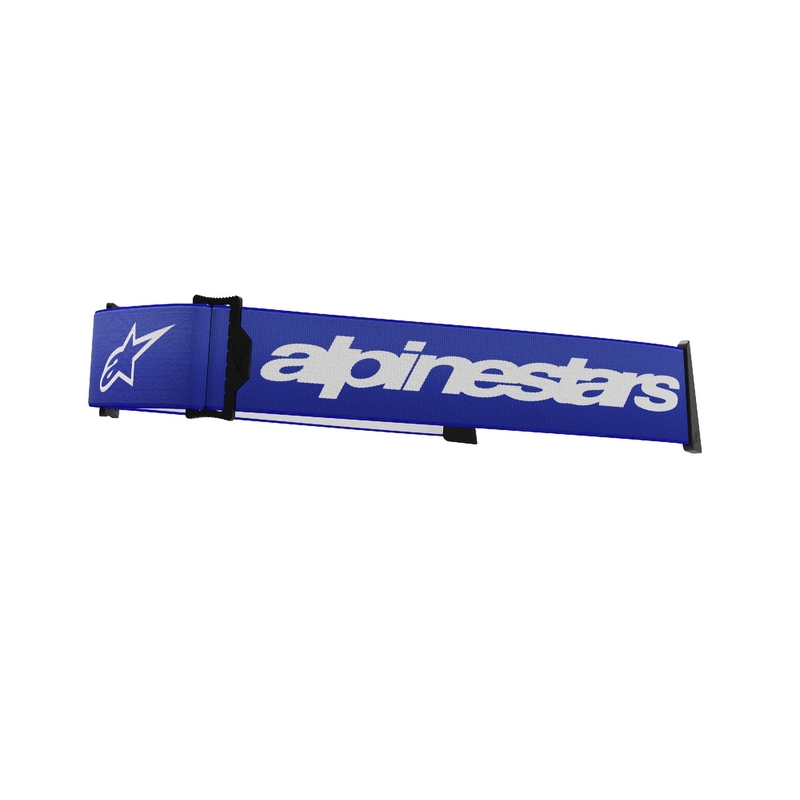 Alpinestars Supertech/Vision 8 blauw/witte brilriem