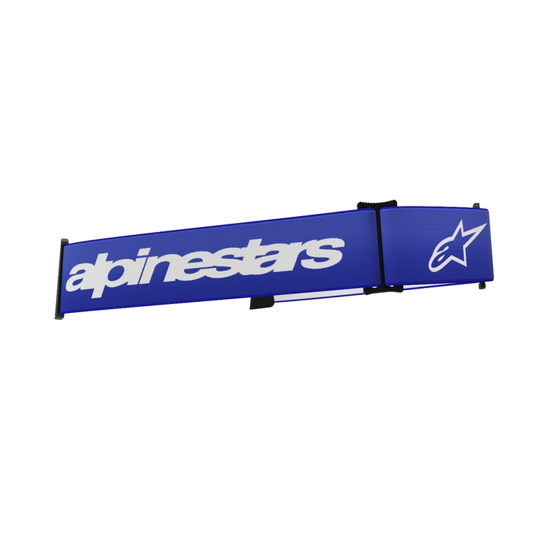 Alpinestars Supertech/Vision 8 blauw/witte brilriem