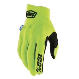 Motorcross handschoenen 100% Cognito Smart Shock fluo geel