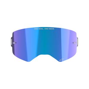 Plexiglas voor Alpinestars Supertech Absolute Vision™ beschermbril spiegelblauw