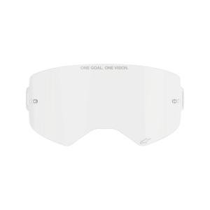 Plexiglas voor Alpinestars Supertech skibril helder