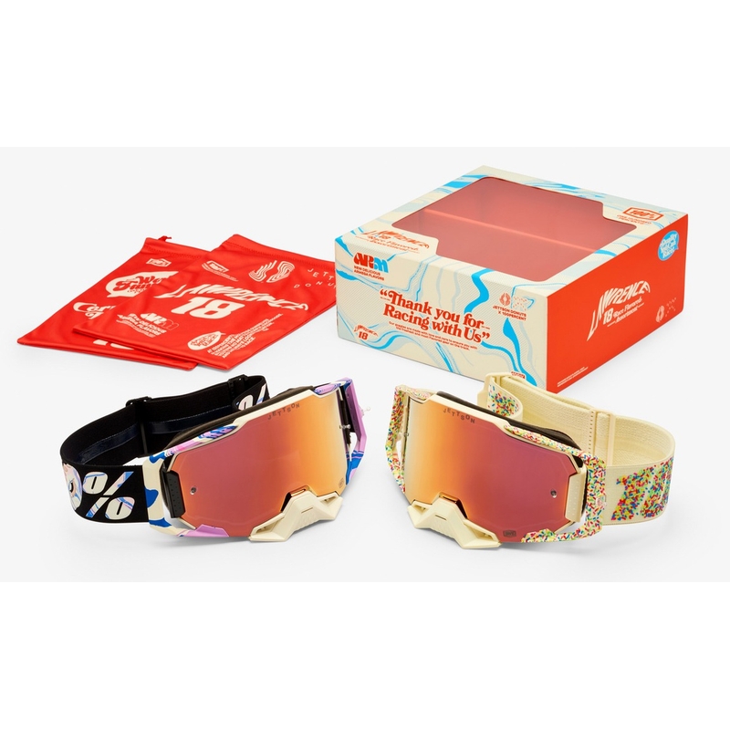 Motorcrossbril 100% Armega 2 Le Donut 2 stuks