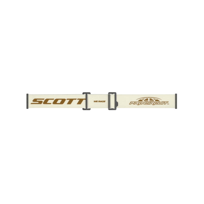 Motorcrossbril SCOTT Prospect PRO Circuit AMP beige-bruin met gouden plexi