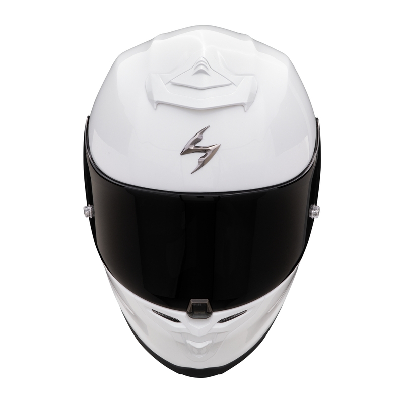 Integraalhelm Scorpion EXO-R1 EVO AIR FIM Racing #1 Solid Pearl White