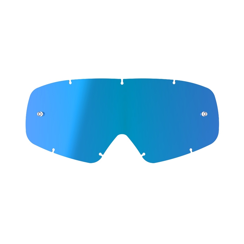 Alpinestars Vision Jeugd gespiegeld blauw kinderplexi voor skibril