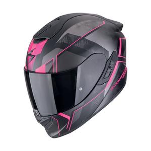 Integraal motorhelm Scorpion EXO-1400 EVO II AIR INTENSIO mat zwart-roze