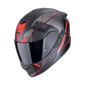 Integraal motorhelm Scorpion EXO-1400 EVO II AIR INTENSIO mat zwart-rood