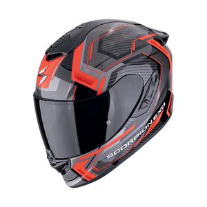 Integraalhelm Scorpion EXO-1400 EVO II AIR LINART zwart-rood
