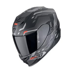 Integraalhelm Scorpion EXO-520 EVO AIR RANKA mat zwart-zilver-rood