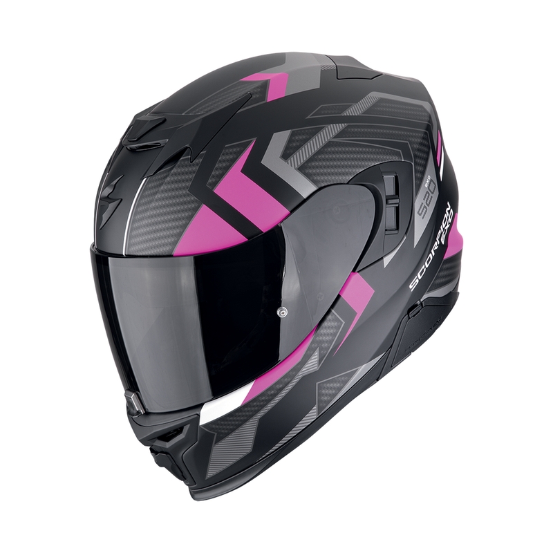Integraalhelm Scorpion EXO-520 EVO AIR SENSUS mat zwart-roze uitverkoop