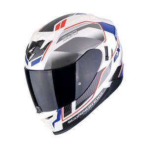 Integraalhelm Scorpion EXO-520 EVO AIR LENA parelwit-blauw