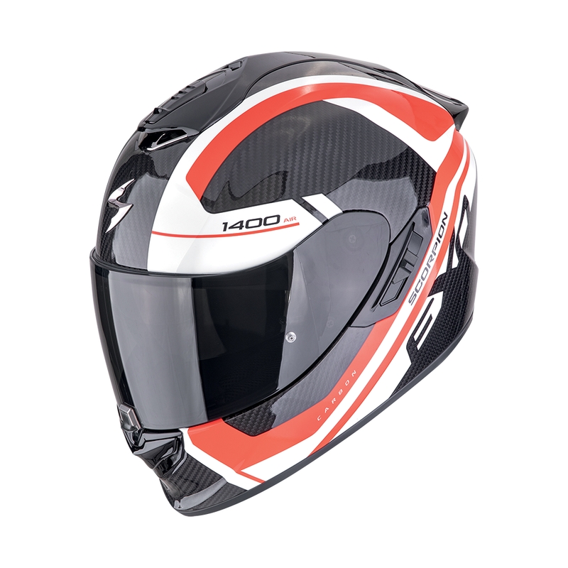 Integraalhelm Scorpion EXO-1400 EVO II CARBON AIR ENKO zwart-rood-wit uitverkoop