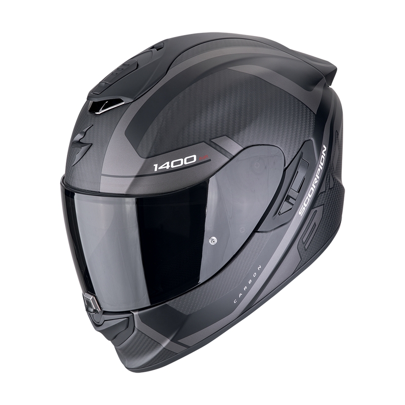 Integraalhelm Scorpion EXO-1400 EVO II CARBON AIR ENKO mat zwart-zilver uitverkoop