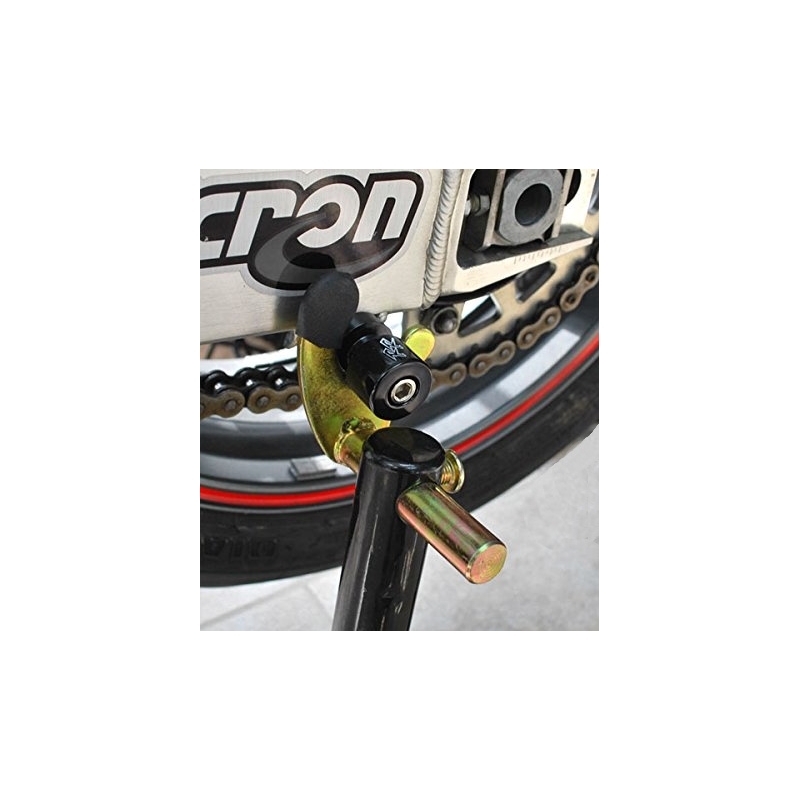 Motostandaard achteraan met vorken voor R-TOOL rollers