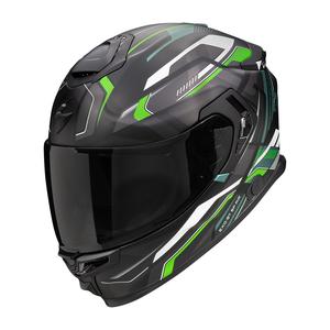 Integraal motorhelm Scorpion EXO-GT SP Air Augusta zwart-grijs-groen