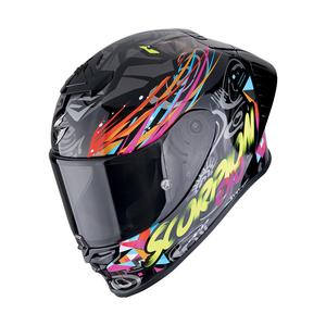 Integraalhelm Scorpion EXO-R1 EVO II AIR SAVAGE zwart-blauw-roze