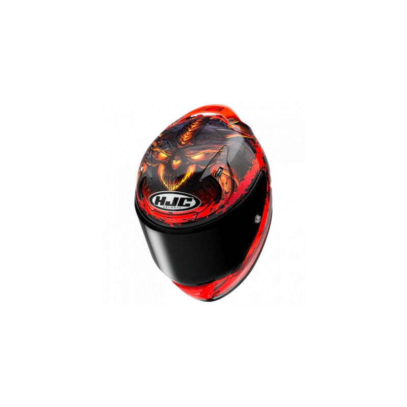 Integraalhelm HJC RPHA 12 Diablo Blizzard rood uitverkoop