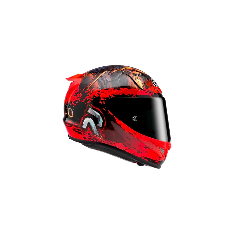 Integraalhelm HJC RPHA 12 Diablo Blizzard rood uitverkoop