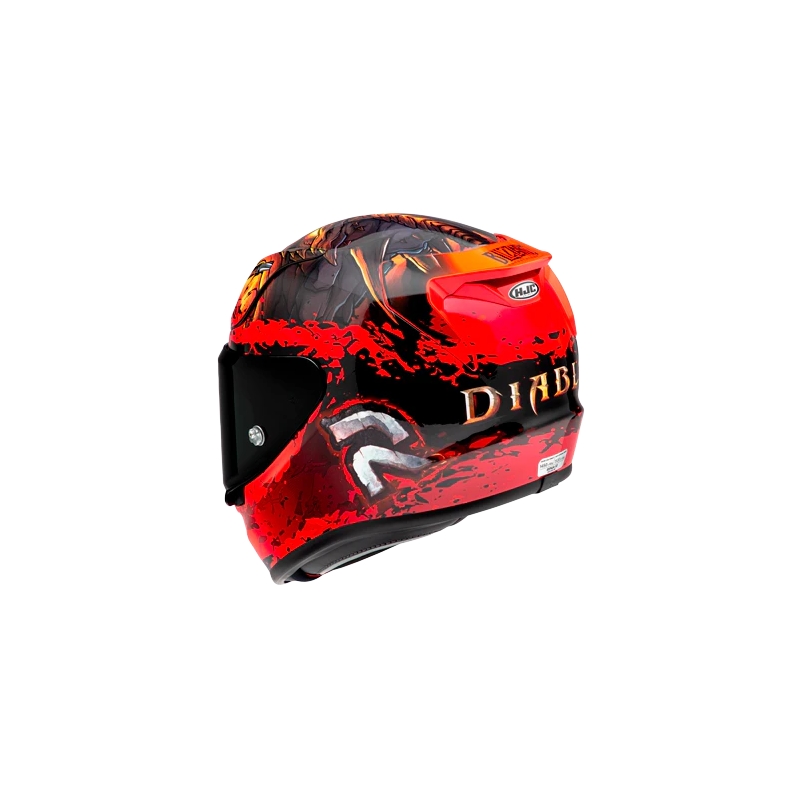 Integraalhelm HJC RPHA 12 Diablo Blizzard rood uitverkoop