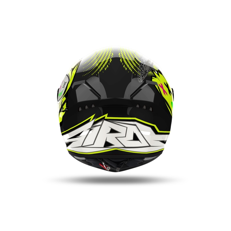 Integraal motorhelm Airoh CONNOR Gamer zwart-grijs-fluogeel
