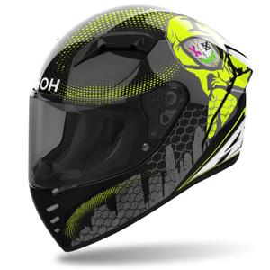 Integraal motorhelm Airoh CONNOR Gamer zwart-grijs-fluogeel
