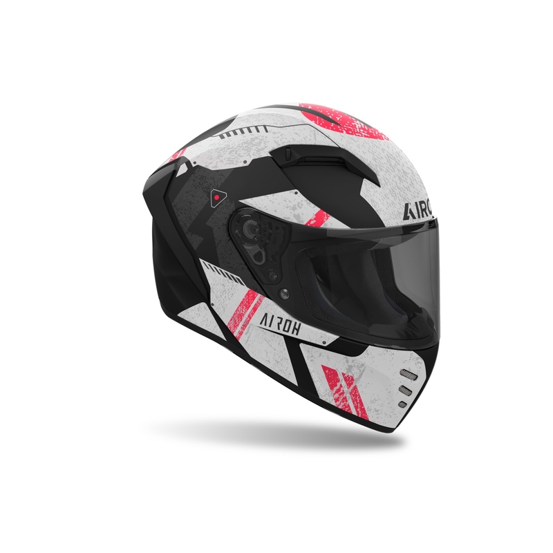 Integraal motorhelm Airoh CONNOR Omega mat wit-rood