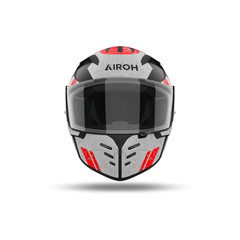 Integraal motorhelm Airoh CONNOR Omega mat wit-rood