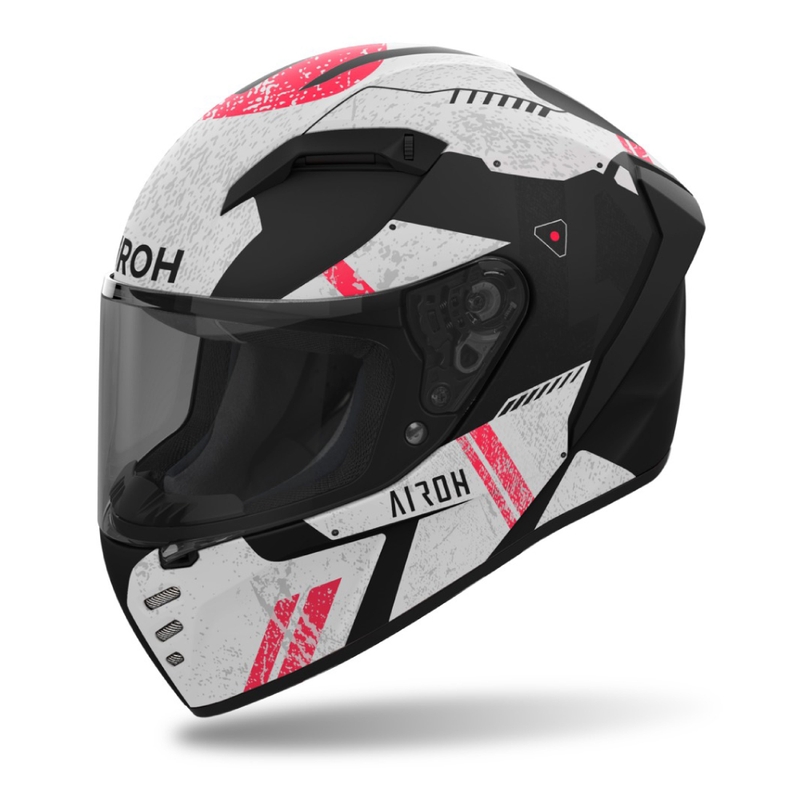 Integraal motorhelm Airoh CONNOR Omega mat wit-rood
