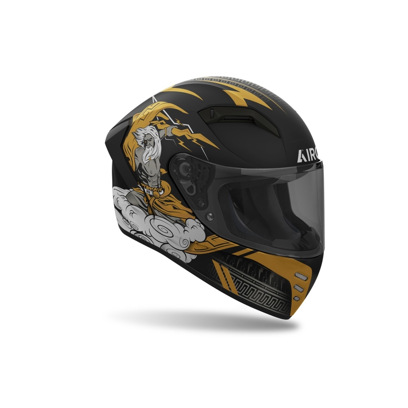 Integraal motorhelm Airoh CONNOR Zeus mat zwart-goud