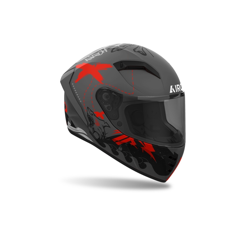 Integraal motorhelm Airoh CONNOR Desperado mat oranje