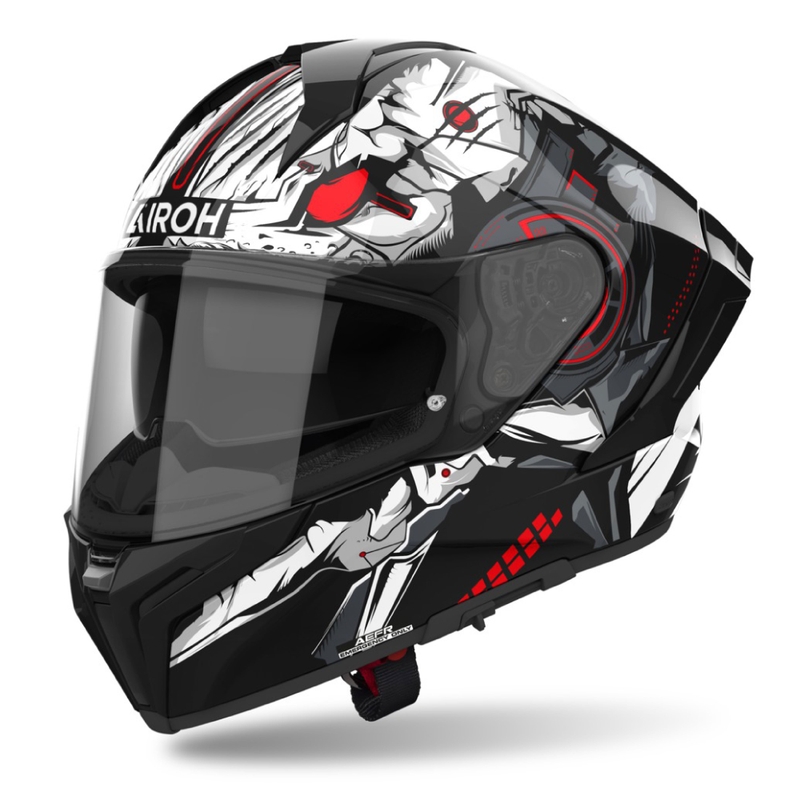 Integraalhelm Airoh MATRYX Nytro glanzend zwart/wit