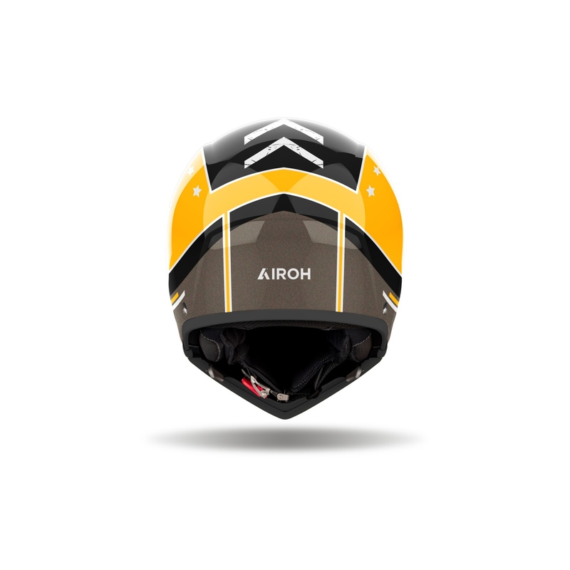 Airoh J110 Command Modulaire Motorhelm Glans Geel