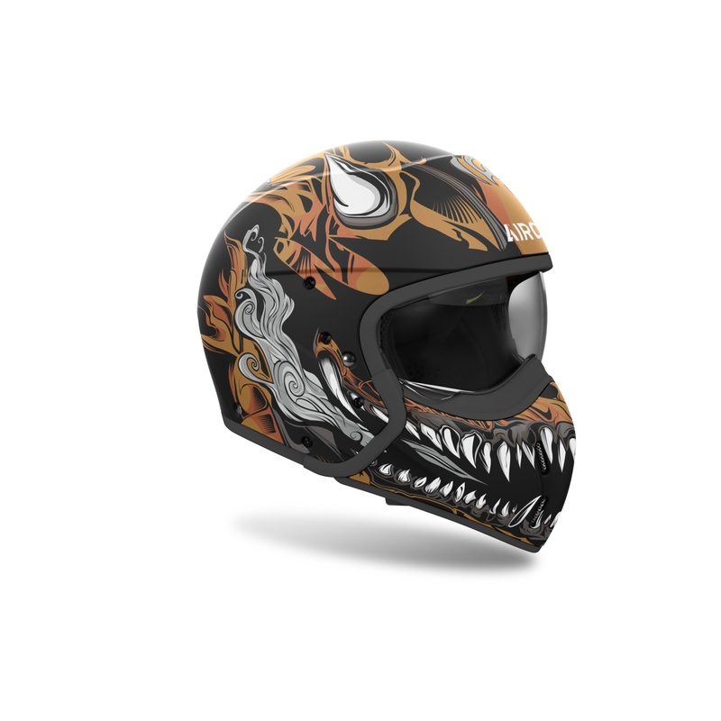 Modulaire motorhelm Airoh J110 Oni matzwart