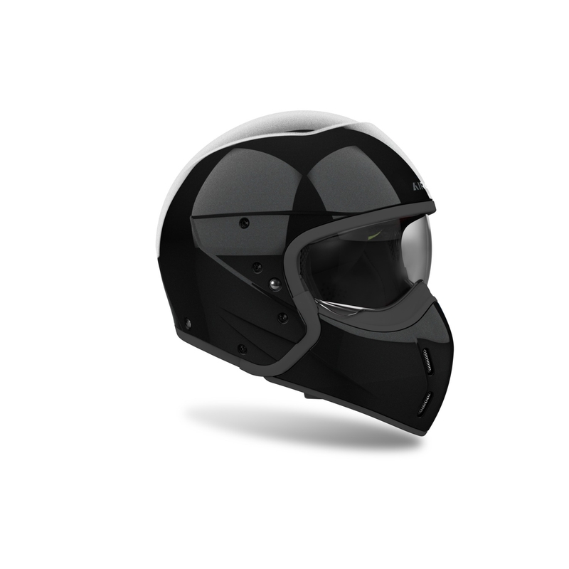 Modulaire motorhelm Airoh J110 Kleur Glans Zwart