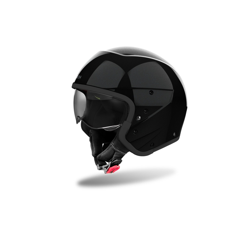 Modulaire motorhelm Airoh J110 Kleur Glans Zwart