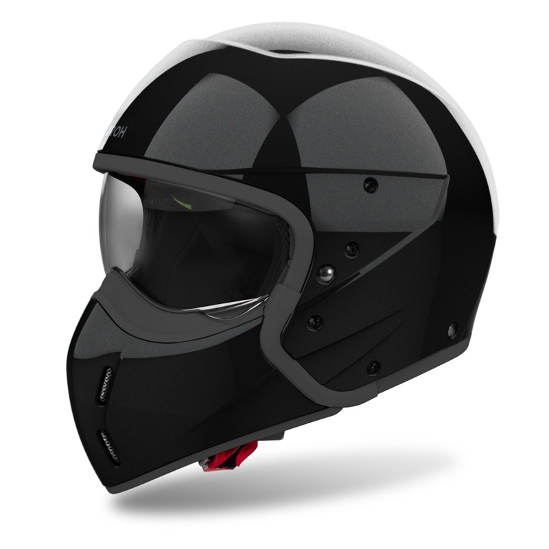 Modulaire motorhelm Airoh J110 Kleur Glans Zwart