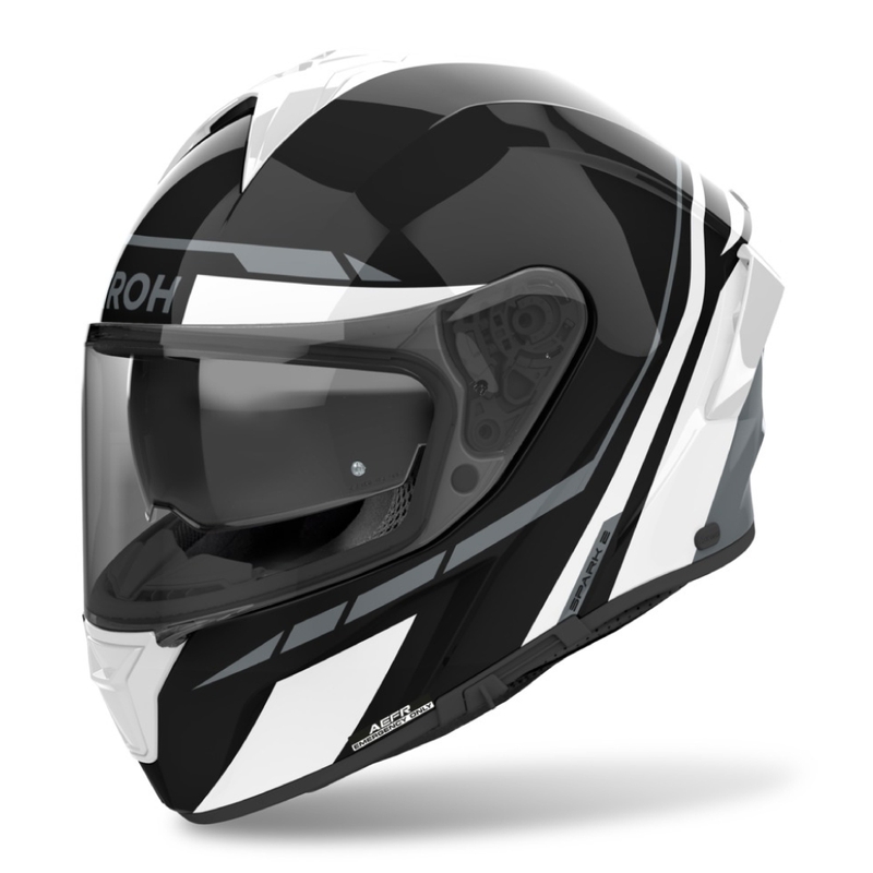 Integraal motorhelm Airoh SPARK 2 Spinner glanzend wit