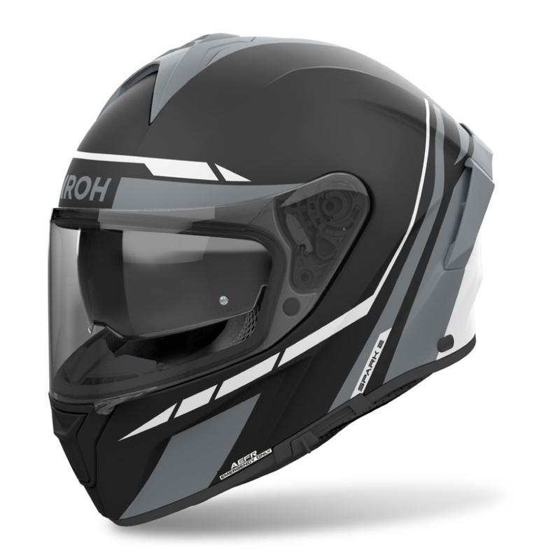 Integraal motorhelm Airoh SPARK 2 Spinner mat grijs