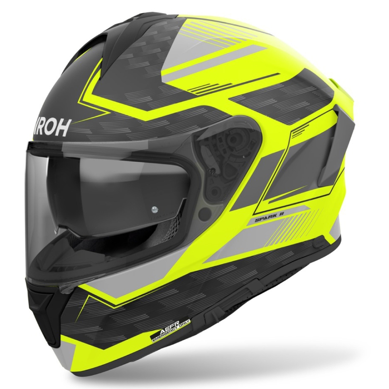 Integraal motorhelm Airoh SPARK 2 Zenith mat geel