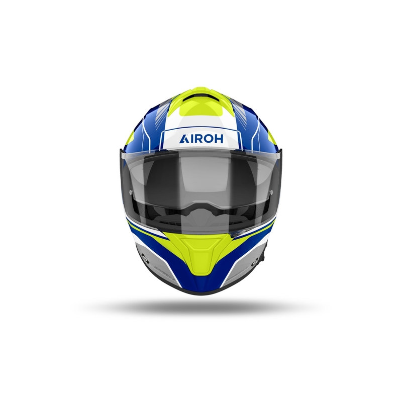 Integraal motorhelm Airoh SPARK 2 Chrono glanzend blauw-geel